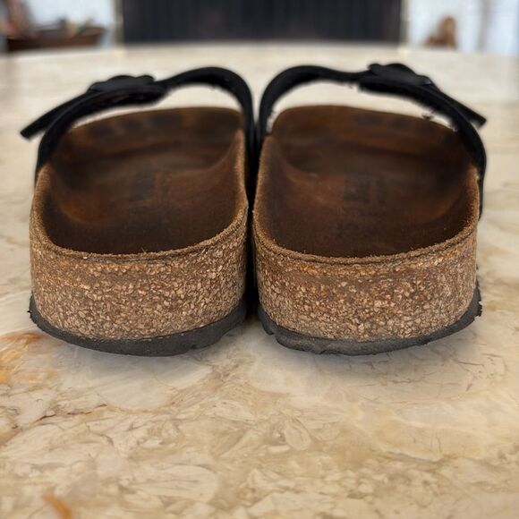 Birkenstock Classic Madrid Sandals Birko-Flor - Black - Picture 12 of 15